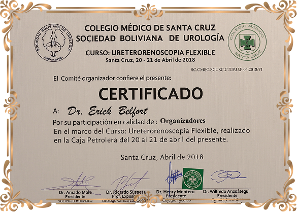 Certificado de Trasplante
