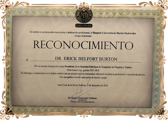 Certificado de Trasplante